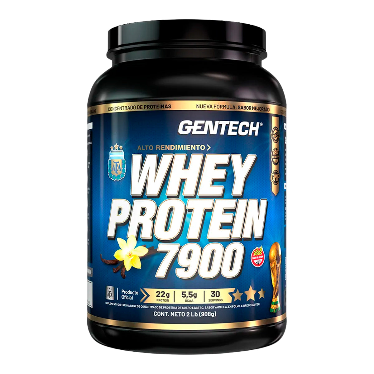 Whey Protein Sin Gluten 2 libras - Vainilla | Gentech
