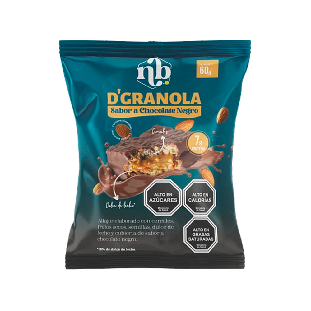 Alfajor D´Granola Chocolate x 1 Unidad | Natural Bars