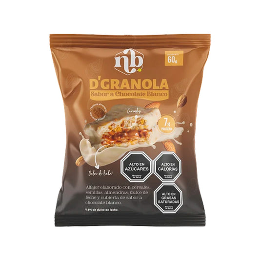 Alfajor D´Granola Chocolate Blanco x 1 Unidad | Natural Bars