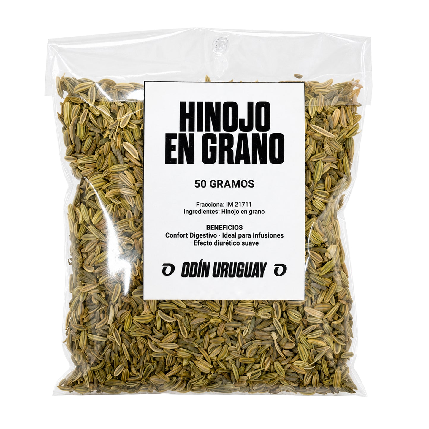 Hinojo en Grano - 50 Gramos | Odín Uruguay