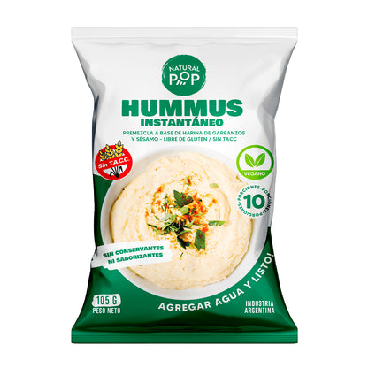 Premezcla para Hummus Instantáneo 10 Porciones | Natural Pop