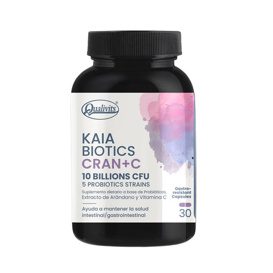 Kaia Probiótico Cranberry + Vitamina C 30 Cápsulas | Qualivits