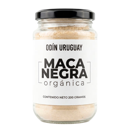 Maca Negra Peruana Orgánica 200 Gramos | Odín Uruguay