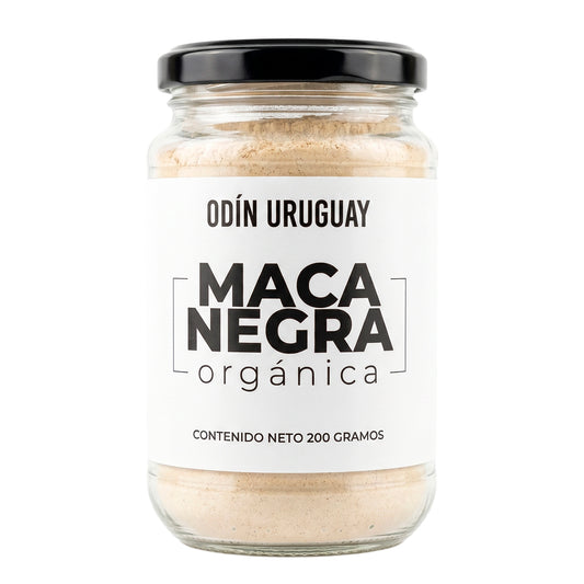 Maca Negra Peruana Orgánica 200 Gramos | Odín Uruguay
