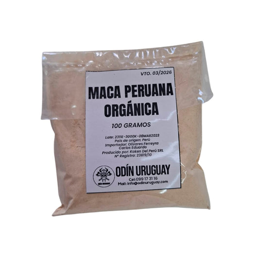 Maca Peruana Orgánica 100 Gramos | Odín Uruguay