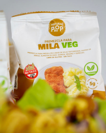 Premezcla para Milanesas Veganas Sin Guten 210 Gramos | Natural Pop