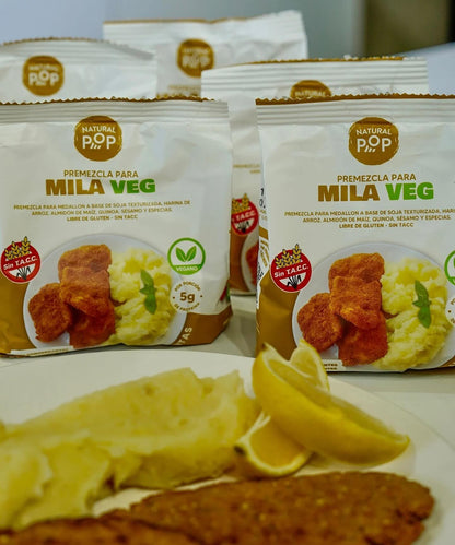 Premezcla para Milanesas Veganas Sin Guten 210 Gramos | Natural Pop