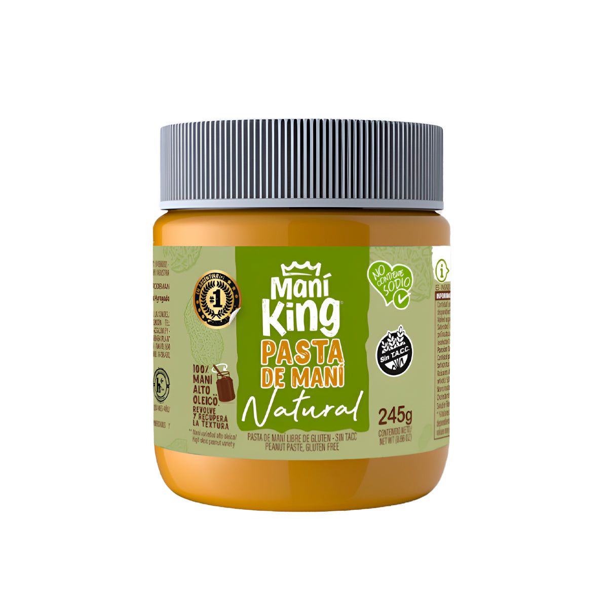 Pasta de Maní Natural 245 Gramos | Maní King