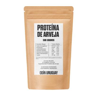 Proteína Vegana de Arveja 500 Gramos | Odín Uruguay