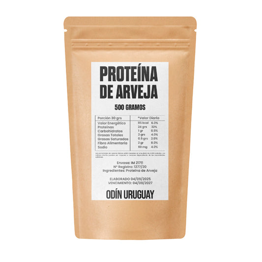 Proteína Vegana de Arveja 500 Gramos | Odín Uruguay