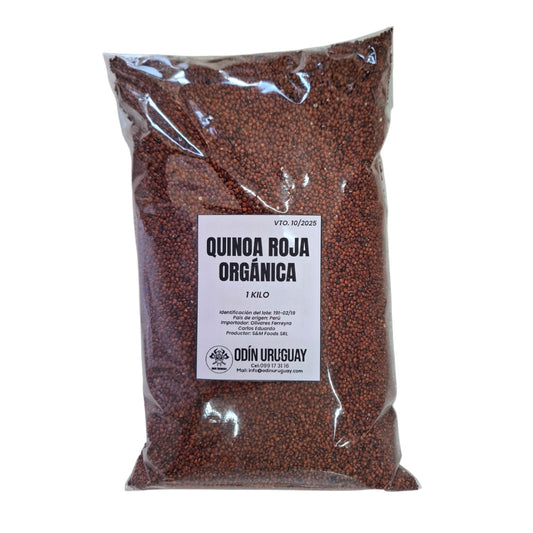 Quinoa Roja Orgánica 1 Kilo | Odín Uruguay