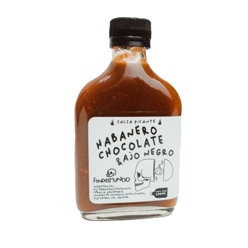 Salsa Habanero Chocolate & Ajo Negro 200 ml | Fin Del Mundo