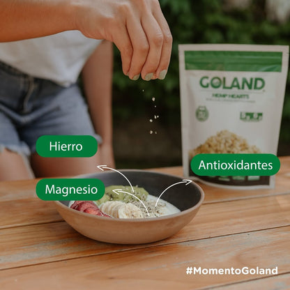 Semillas de Cáñamo Descascaradas 250 grs | Goland