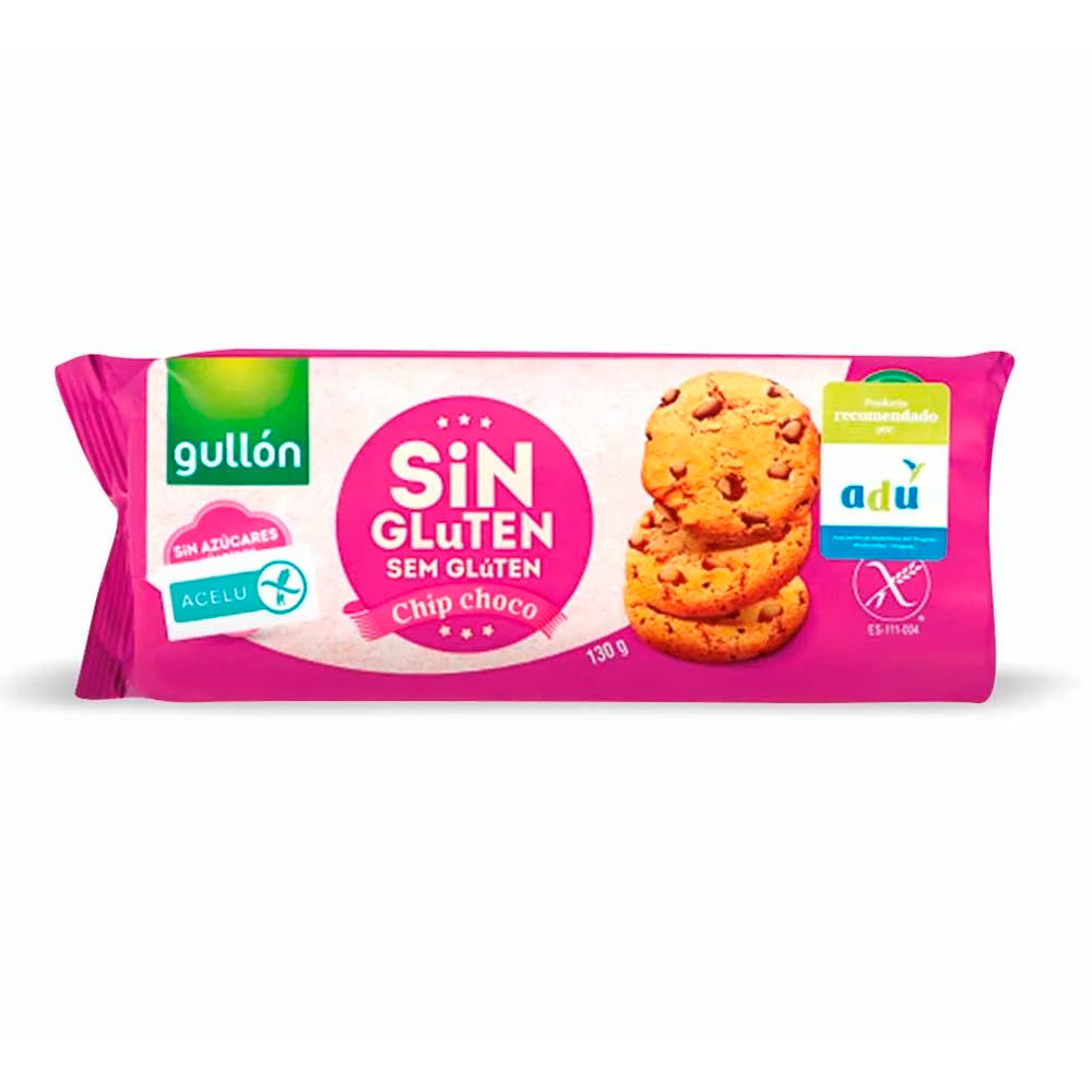 Galletas Chip Choco Sin Gluten Sin Azúcares | Gullón