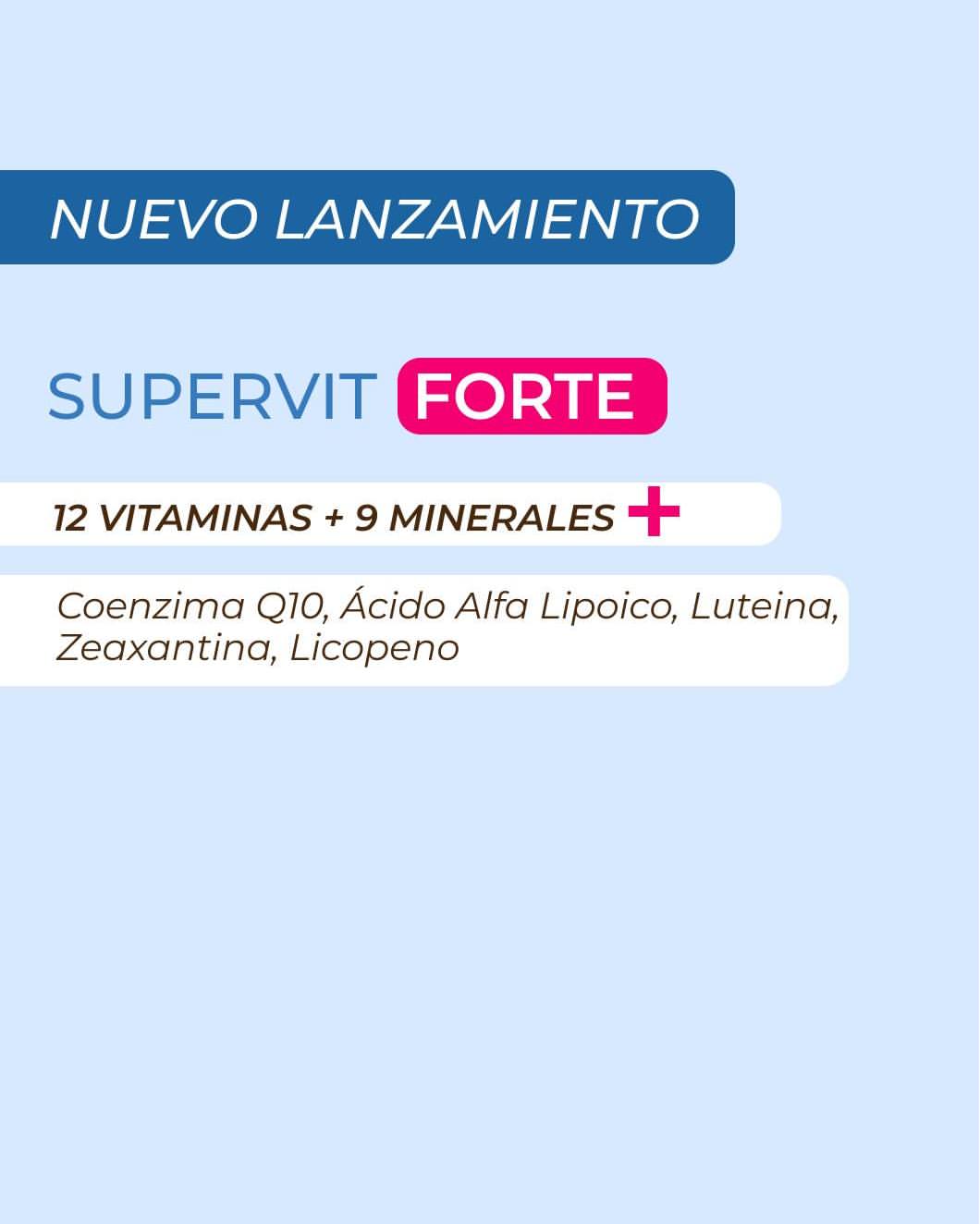 Multivitamínico Supervit Forte x 30 Cápsulas | Qualivits