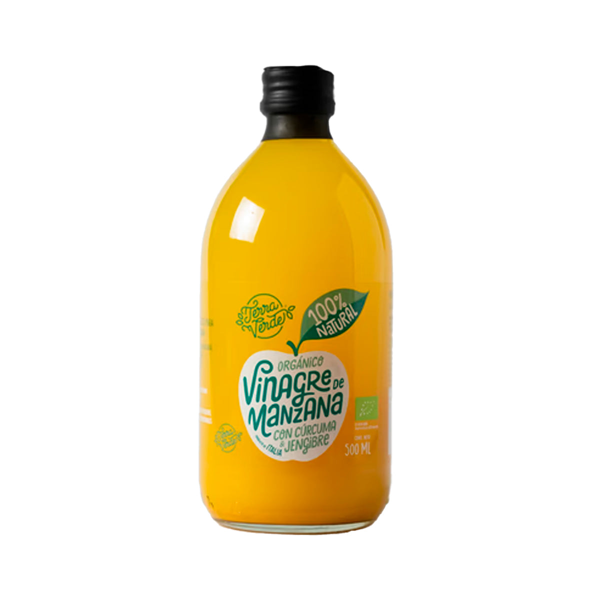 Vinagre de Manzana, Cúrcuma y Jengibre 500 ml | Terra Verde