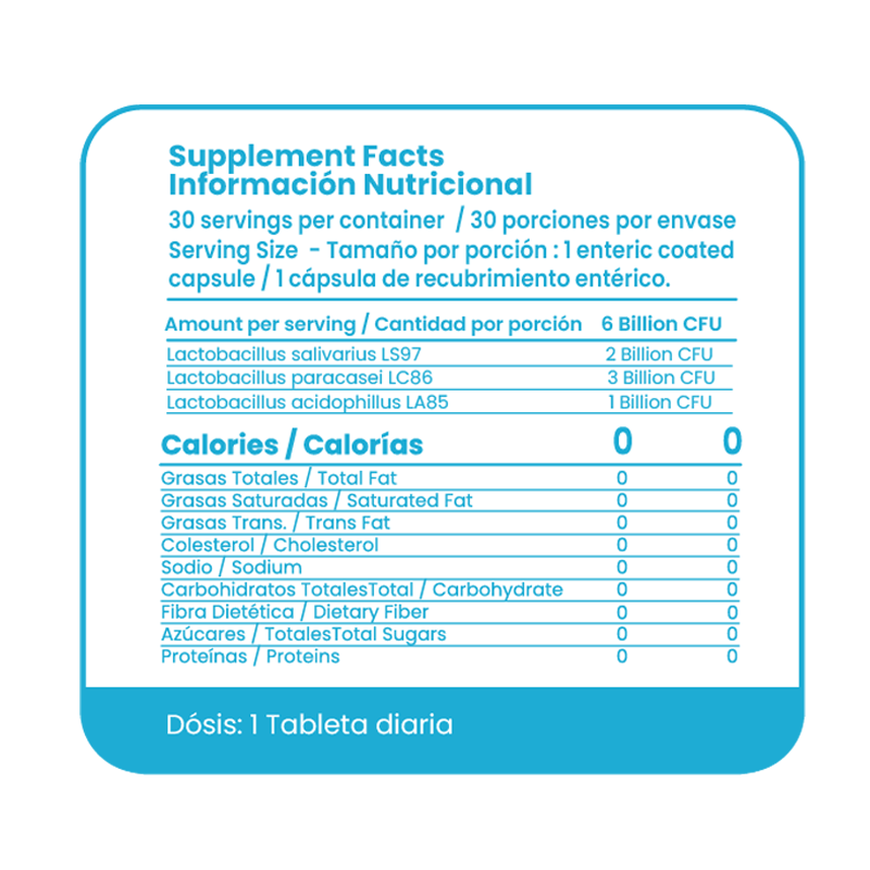 Kaia Probiótico Oral 30 Cápsulas Masticables | Qualivits