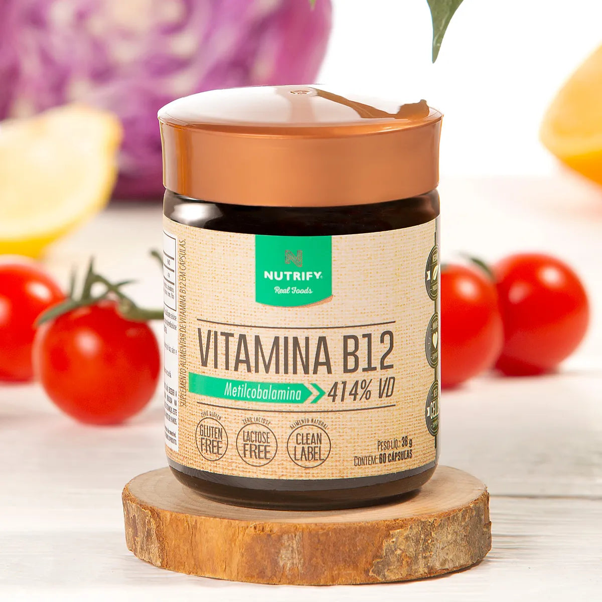 Vitamina B12 Metilcobalamina x 60 Cápsulas | Nutrify