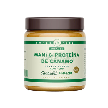 Mantequilla de Maní Proteica Cáñamo 190 grs | Goland