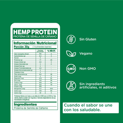 Proteína Vegana de Semillas de Cáñamo 250 grs | Goland