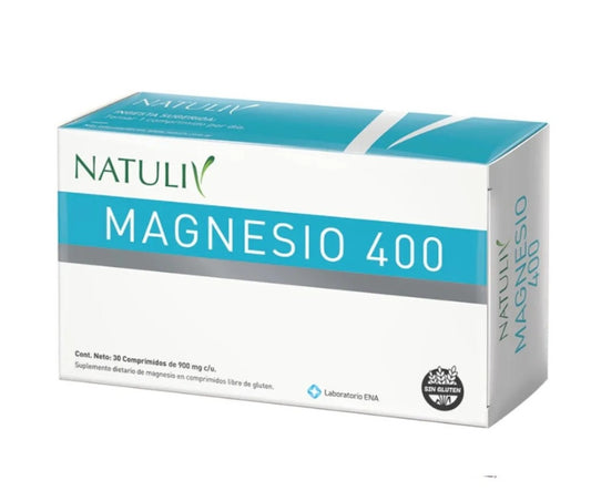 Magnesio Natuliv 400 mg x 30 Comprimidos | ENA