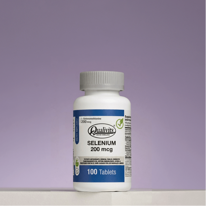 Selenio 200 mcg - 100 Tabletas | Qualivits